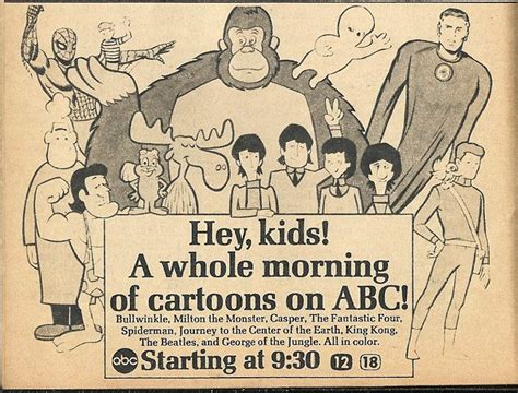 1967 tv series|1967 saturday morning tv schedule.